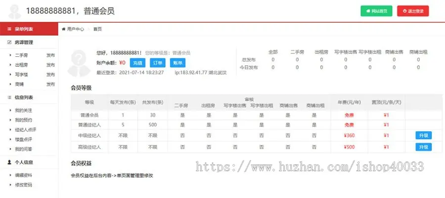 ThinkPHP5多城市综合房产整站源码 带新房二手房商铺和租房模块 电脑端+手机端+小程序