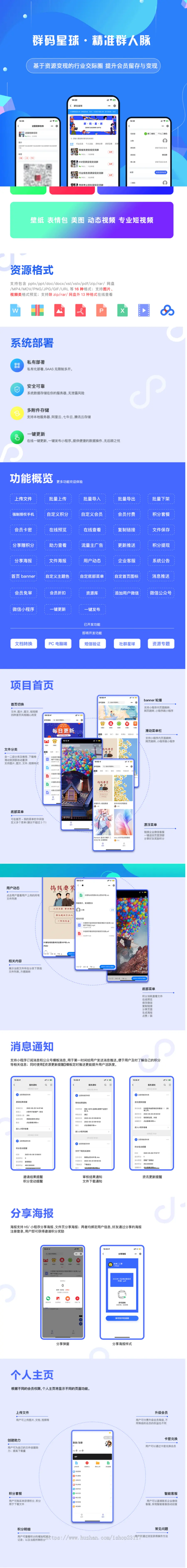 [全开源]知识付费群码星球社群小程序系统流量主广告虚拟资源视频图文课程变现发卡商城