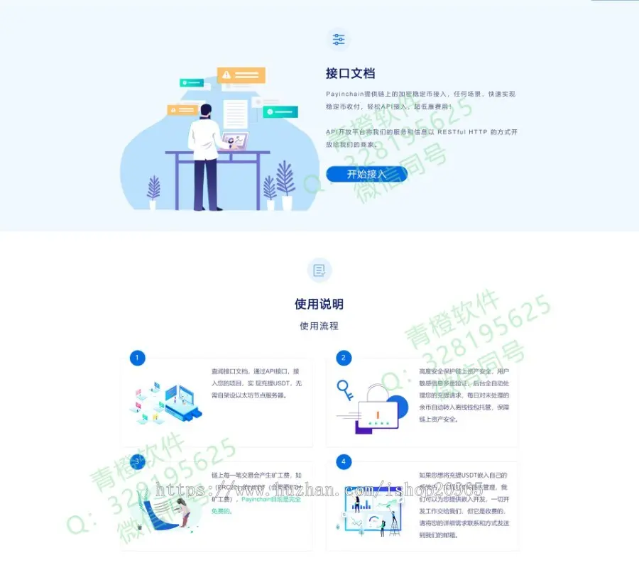 USDT链上支付平台 API接入实现USDT-ERC20/TRC20