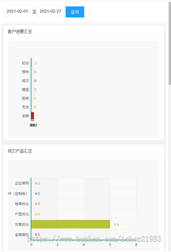 [蓝微原创]CRM 客户管理系统  公众号端 C# .NET + MSSQL