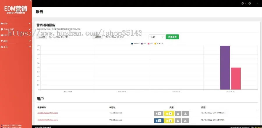 EDM邮件群发系统，支持国内外推送，稳定进箱效率高多任务！