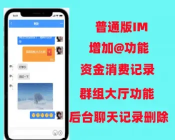 稳定版im/即时通讯/交友app/社交app/运营版app/新增分销链接