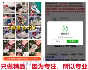 微商潮品单页面/微商货源引流页面，货源商品展示页面，引导加微信，简洁大气搭建简单