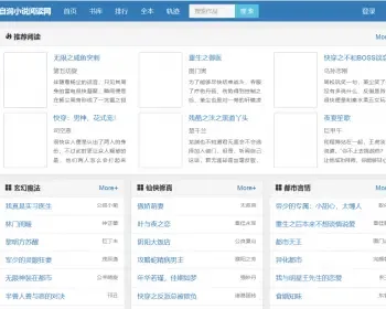 新版泛目录小说站群/百度站群/泛目录站群