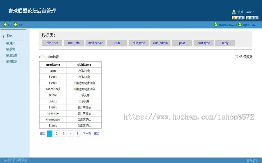 基于javaweb大学社团交流BBS平台源码项目源码