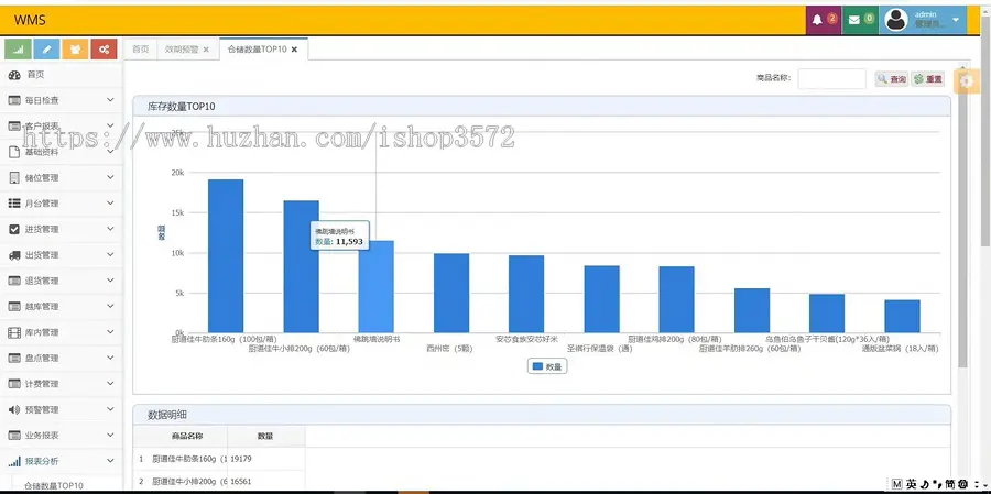 JAVA版WMS仓储管理系统源码物流仓库管理系统源码