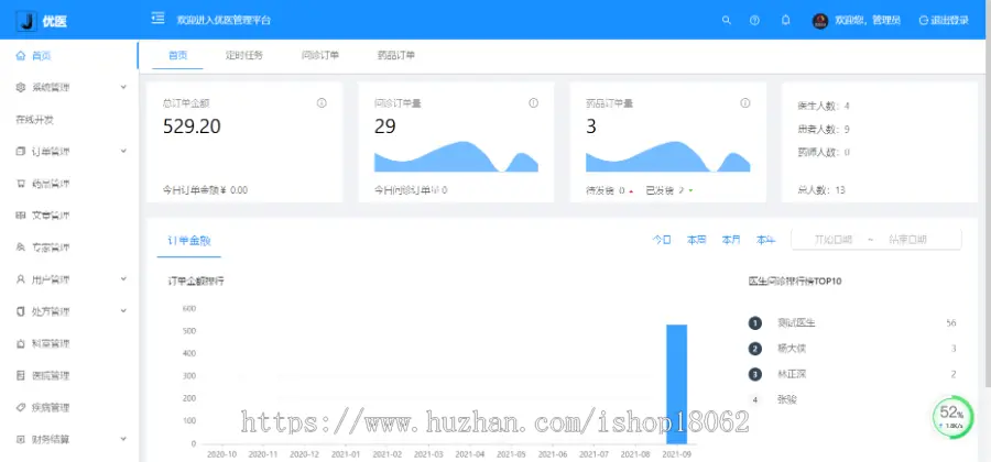 互联网医院系统医疗问诊平台小程序JAVA全开源