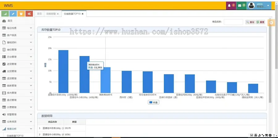 JAVA版WMS仓储管理系统源码物流仓库管理系统源码