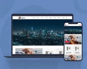 企业官网公司网站模板PHP源码响应式设备公司机械厂家PBootcms网站模板自适应手机端