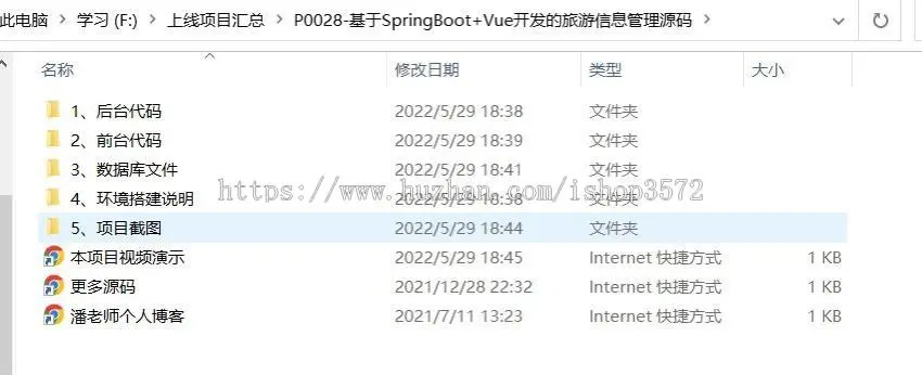 基于SpringBoot+Vue开发的旅游信息管理系统-P0028【项目架构】