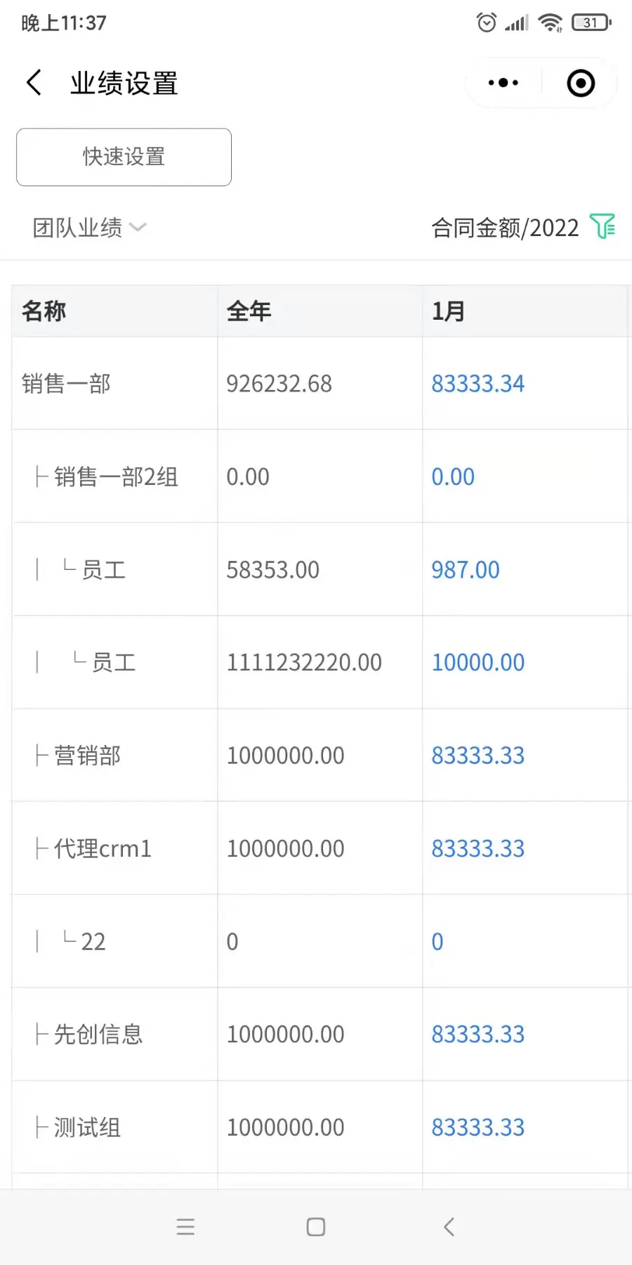 CRM客户关系管理系统 审批流程 业绩设定 自定义字段