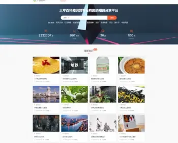 帝国cms7.5精仿业百科源码,百科知识,生活常识等新闻资讯整站模板源码