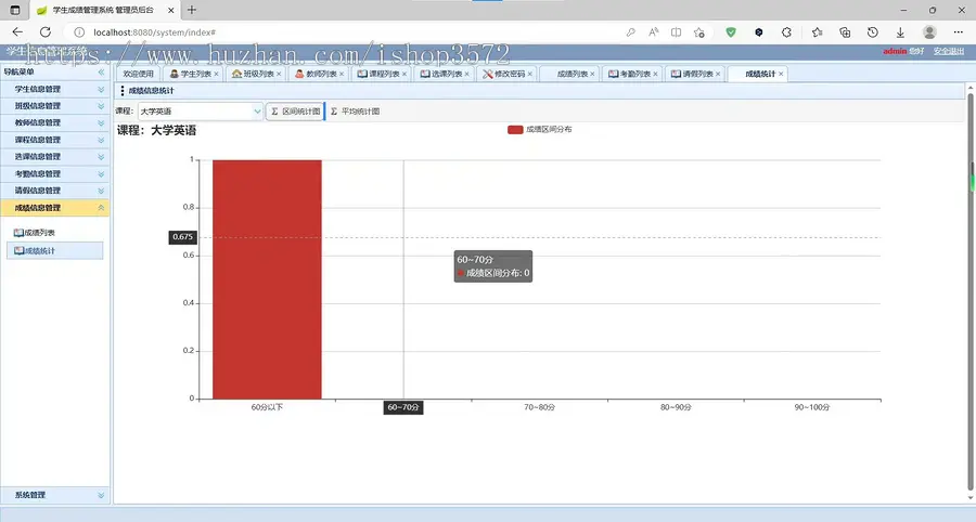 springboot 学生信息管理系统,java项目源码