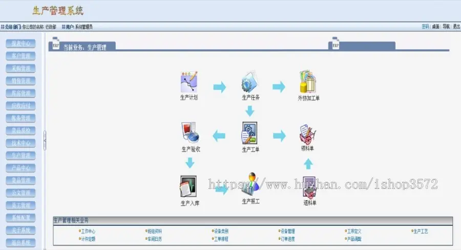 ERP生产管理系统源码带开发文档