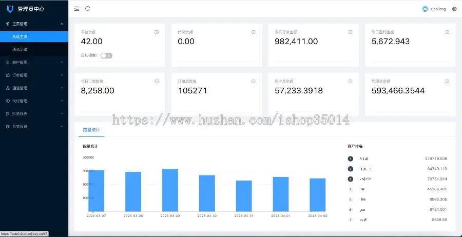 2023版本5月【聚合支付】第三方支付系统+企业支付系统/企业运营/JAVA开发