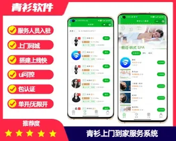 青衫上门到家预约服务推拿SPA开锁安装服务小程序系统