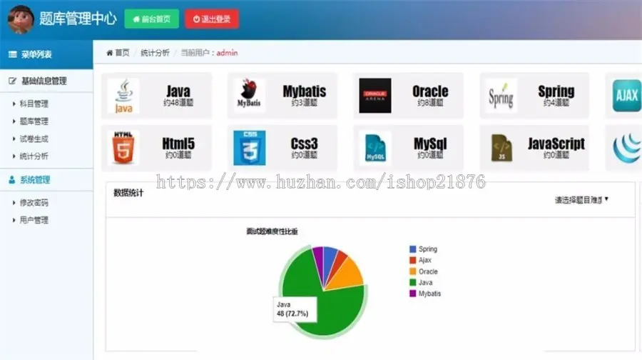 Java题库管理系统源码