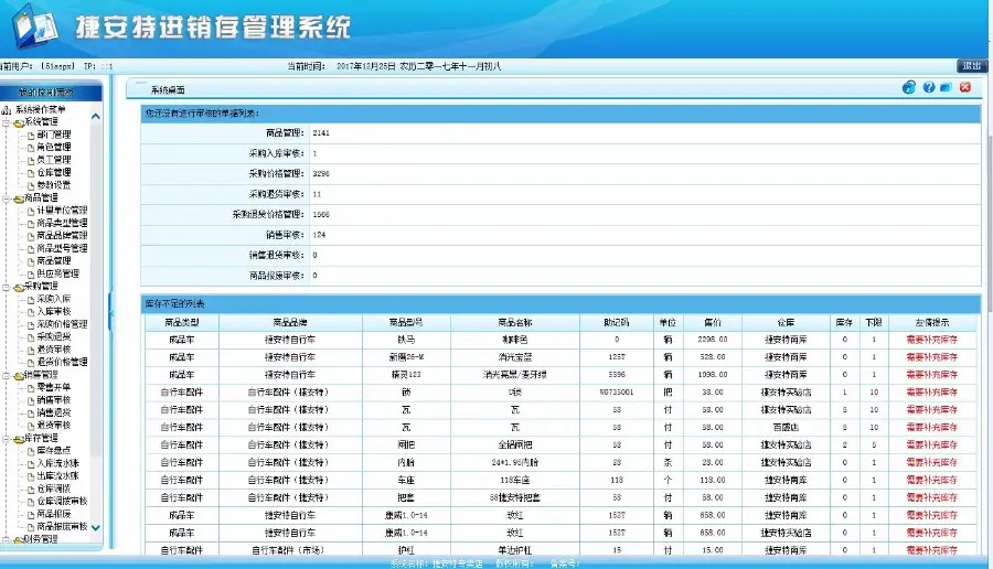 asp.net 捷安特网络进销存管理系统源码