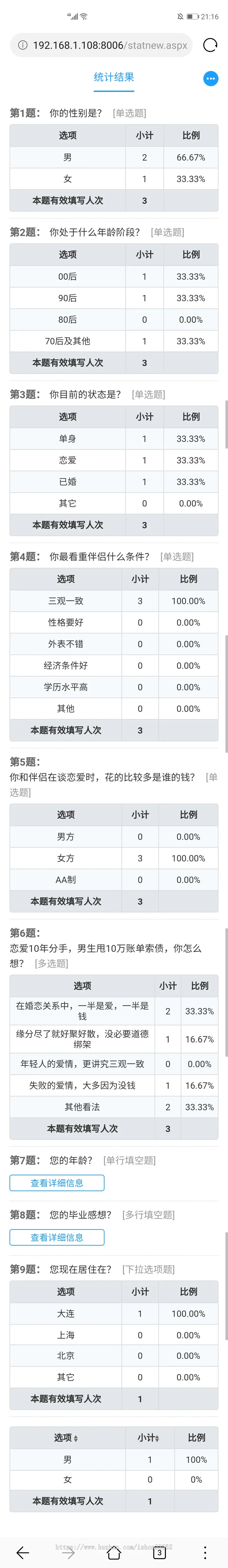 H5手机端小手拍拍问卷调查平台