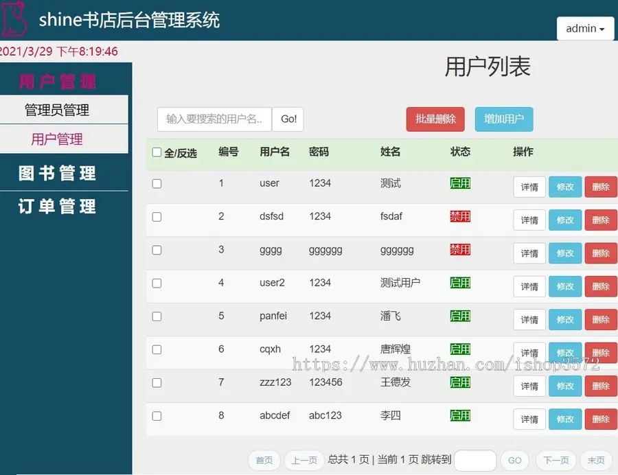 网上书店商城管理系统java项目jsp项目源码+数据库+文档齐全