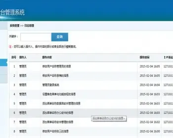 JAVA后台权限管理系统框架源码