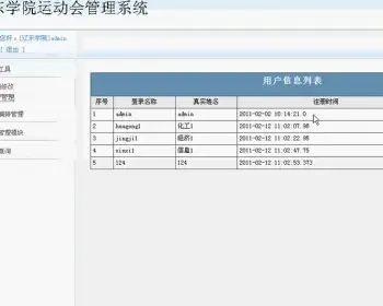 【毕设】jsp578辽东学院运动会sqlserver毕业设计