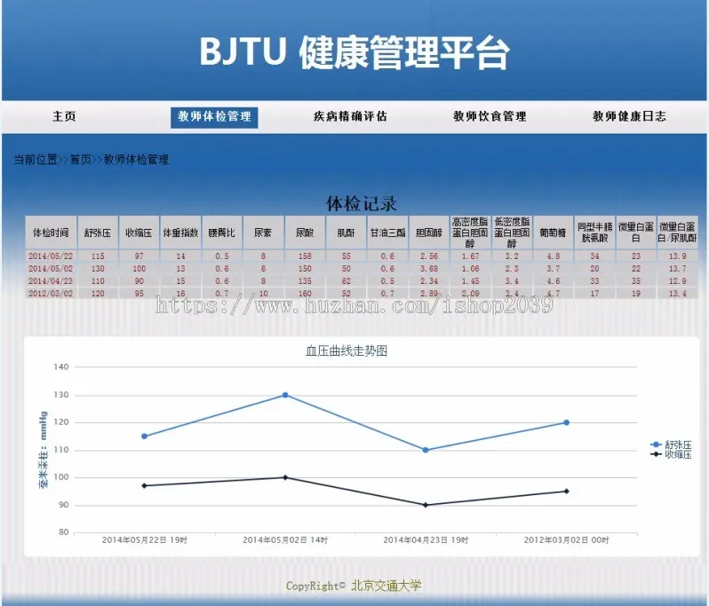 javaEE健康管理系统源码带论文和演示视频ORACLE