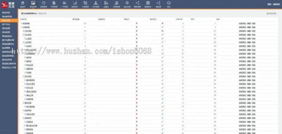 php健康生活网上药店商城系统源码ECShop二开泰生医药房药品商家电商平台模板带手机wap 