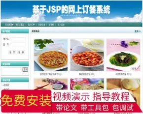 【毕设】jsp638网上订餐系统ssh毕业设计