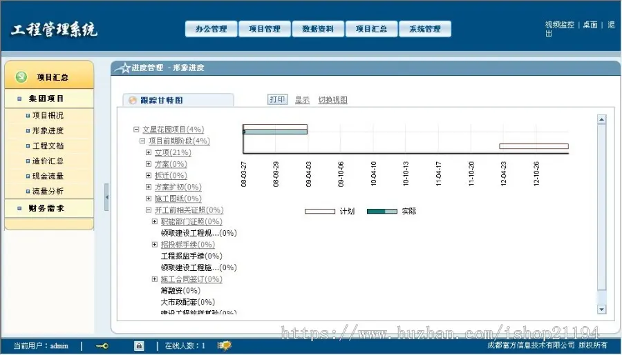 工程项目管理系统源码 PM源码 适用施工企业 asp.net C#文档齐全