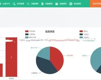 .net源码 党员党建信息管理系统 在线学习 统计分析 源代码 程序