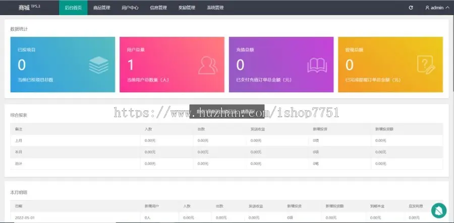 Thinkphp开发的返利商城系统源码/购物返佣系统/全开源含VUE源文件/消费全返商城