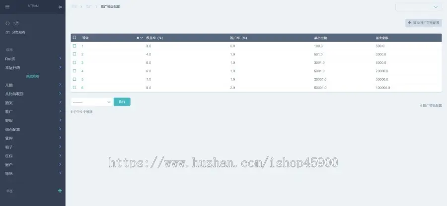 CSGO开箱网搭建前后端程序源码PC端加手机端盲盒皮肤一键发货简单创业运营托管