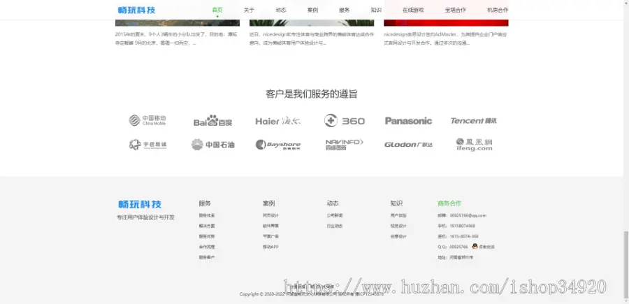 适应软件开发公司的企业官网