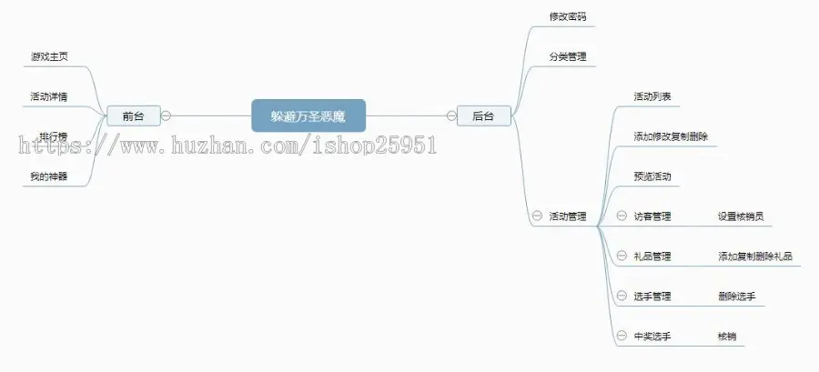 h5管理平台送躲避万圣恶魔h5小游戏