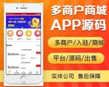 多商家入驻商城app开发 优惠券拼团秒杀综合多商户商城app小程序设计制作开发源码出售