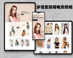 多语言跨境电商衣服时尚类外贸商城WooCommerce主题响应式整站源码