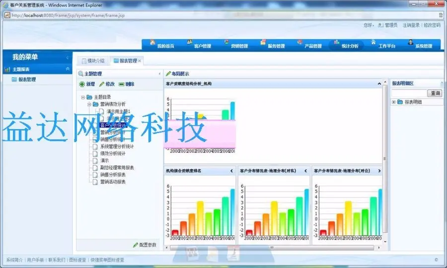 java大型ssh CRM管理系统源码 文档齐全 可二次开发 