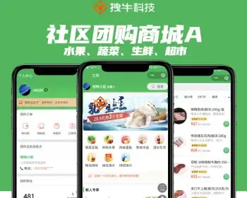 社区团购系统买菜到家APP软件供应商社群团购自提团批买菜送货上门团长接龙拼团秒杀