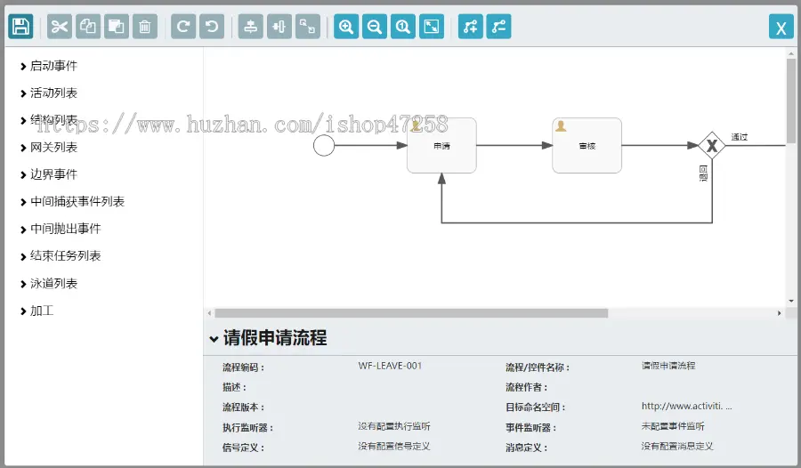 Springboot+Activiti在线动态绘制工作流程