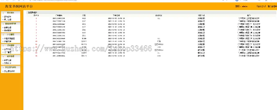 javaweb JAVA JSP图书销售系统网上图书店商城购物系统网上书店（图书在线销售系统商城网 