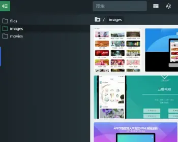 个人文件网盘资源管理目录下载系统 自适应H5移动端 图床图片电影资源管理源码