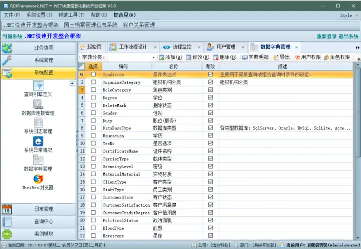 rdifra-mework.net3.0 快速开发框架源码 winform+web开发框架源码 