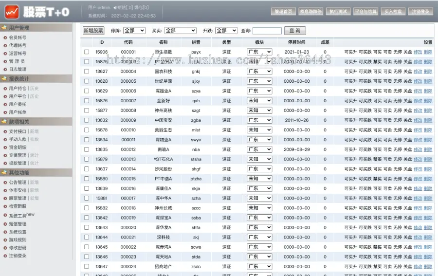 运营版股票证券线上配资融资融券模拟交易平台系统源码