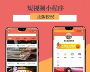 【正版授权】2021定位准确，垂直流量好做的短视频小程序，流量主一条龙