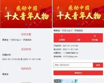 维克软件投票系统/H5/微信公众号在线投票系统源码包安装