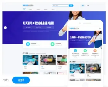 职业培训行业网站建设公司官网手机站小程序制作