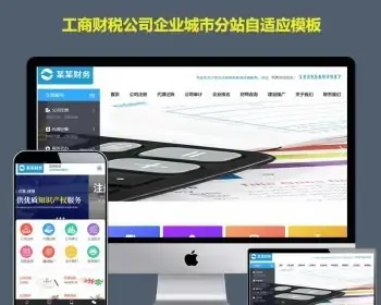 万站群管理系统cms海纳智能云站群模板多城市分站SEO记账注册公司财税通用自适应模板