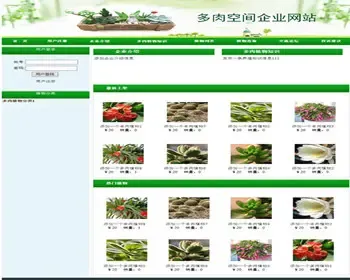 ASP.NET C#多肉空间企业网站 多肉植物销售系统 WEB盆景盆栽购物系统-毕业设计课程设计