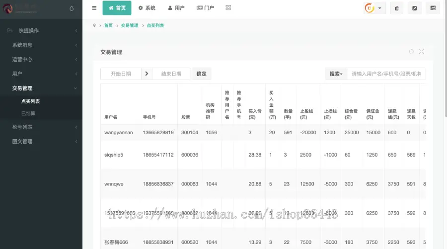 金龙策略配资股票网站系统源码 完美运营版+自适应手机端+封装APP